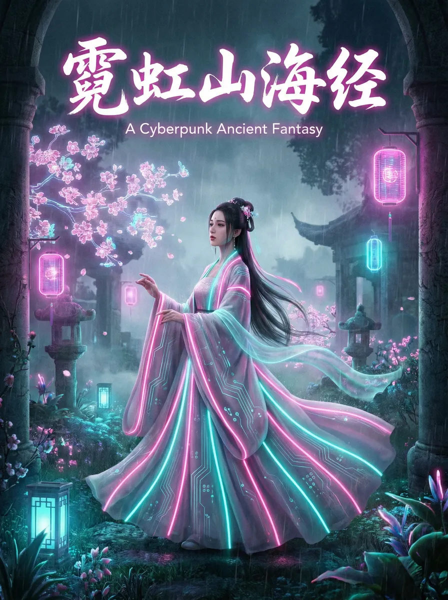 无人区免费完整版高清电影 古风奇缘短剧 - 霓虹山海经海报